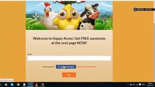 Get 15 sunstones in happy acres  الحصول على 15 ألماس في هابي اكرس [upl. by Zephaniah486]