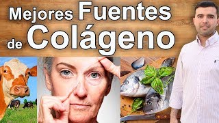 10 Alimentos Ricos En Colágeno Para Rejuvenecer La Piel Huesos Cabello y Belleza [upl. by Ced]