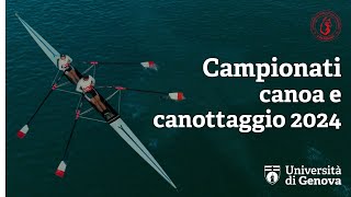 Cus Genova Campionati canoa e canottaggio 2024 [upl. by Llebpmac519]