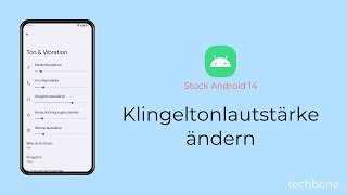 Klingeltonlautstärke ändern Android 14 [upl. by Ahteres]