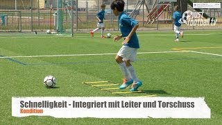 Fussballtraining Schnelligkeit und Torschuss  Koordination  Kondition [upl. by Staw]