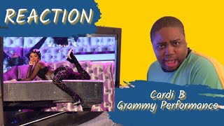 Cardi B  2019 Grammys Performance Reaction [upl. by Arratoon783]