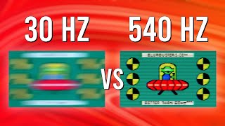 Why Higher Refresh Rates Matter  30Hz vs 60Hz vs 120Hz vs 240Hz vs 540Hz [upl. by Hewitt]