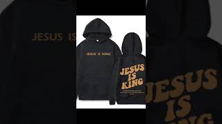 Jesus Is King Hoodie  Christian Faith Sweatshirt Jesus Saves Harajuku Pullover for Men amp Women [upl. by Thant]