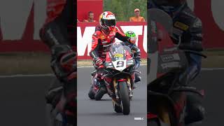 Petrucci gets mad at Bautista in Superpole 🤬  2024 CzechWorldSBK 🇨🇿 [upl. by Iaj363]