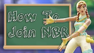 How To Join NBR Esports Join a Fortnite Team  HowtojoinNBR [upl. by Algy974]