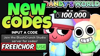 NEW CODES ALL WORKING CODES FOR DANDYS WORLD IN NOVEMBER 2024 ROBLOX DANDYS WORLD CODES [upl. by Aryhs]