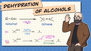 Dehydration of Alcohols  Synthesis of Alkenes [upl. by Henriette123]