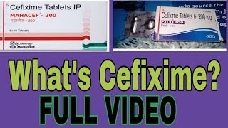 Cefixime 200 mg Tablet Use In HindiMahacef 200 mg Zifi 200 mgTaxim o 200 mg [upl. by Kimberley380]