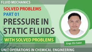 SOLVED PROBLEM PART 01  PRESSURE IN STATIC FLUIDS TAGALOG  FLUID MECHANICS AND HYDRAULICS [upl. by Aday]