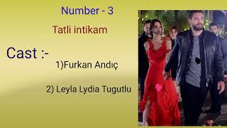 Top 5 romantic dramas of Furkan Andıç turkish actor Furkan Andıç best romantic series [upl. by Ayikan]