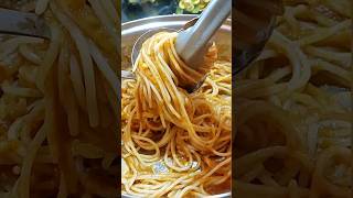 How to plate spaghetti using tongs and a ladle shorts pasta platingideas [upl. by Manara199]