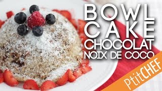 Recette Bowl Cake sans gluten sans lactose Ptitchefcom Pas à pas Stop Motion [upl. by Itsrejk]