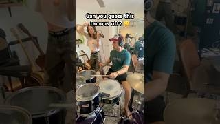 Guess this famous guitar riff drums guitar violin drummers [upl. by Hamer]