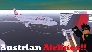 Austrian Airlines flight INVESTORS [upl. by Yerdua257]