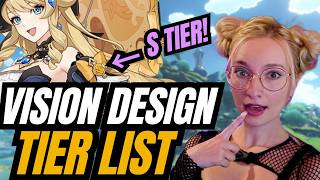 Vision Placement TIER LIST ALL CHARACTERS in Genshin Impact [upl. by Eikcuhc211]