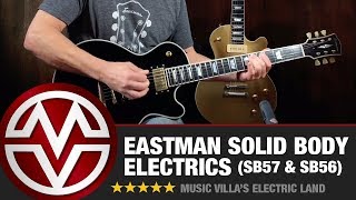 Eastman Solidbody Electrics SB57 Black amp SB56 Gold  Coming Soon [upl. by Queston]