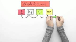 Übungen zu Gewichtseinheiten umwandeln  Mathematik  Zahlen Rechnen und Größen [upl. by Urbana]