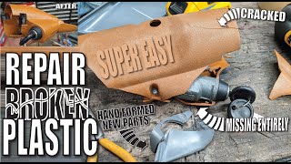 HOW TO FIX broken plastic ULTIMATE Welding Forming Repair techniques [upl. by Mccartan]