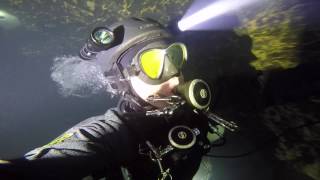 cave diving  La Chaudanne  Hiver 2017 [upl. by Grider810]