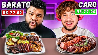 Rodízio de Churrasco em casa  Caro vs Barato  React Thiago Quatroque [upl. by Yasu]