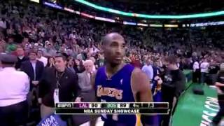 Kobe Busting Shaq and Geting in a fight Shaq punches Kobe [upl. by Halle]