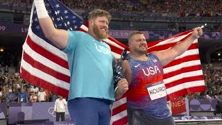 Ryan Crouser Wins Gold medal For USA in Mens Shot Putt  Ryan Crouser Wins Gold For USA Shot put [upl. by Iran]