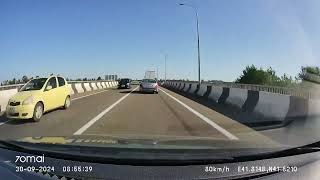 AlanyaMinsk BatumiRoad E60 Socar 30092024 timelapse 4x [upl. by Nnarefinnej]