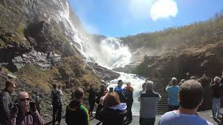 Flamsbana Railway Waterfall Dance Norway [upl. by Yanaj]