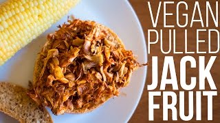 JACKFRUIT SANDWICH PULLED PORK REPLACEMENTEASY VEGAN RECIPE [upl. by Vadim479]