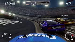 Bristol 50 race Nascar Heat 5 PS5 250 lap of the short track [upl. by Bergin]