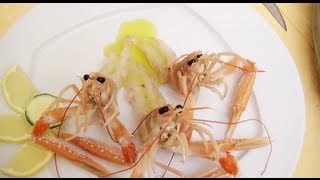 Ricette Semplici e Veloci Carpaccio di ScampiuChefTV [upl. by Malti118]