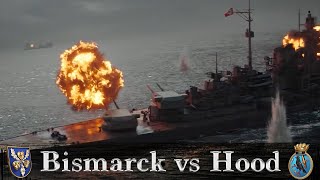 How Did Bismarck Destroy Hood So Quickly  World War 2 Battles [upl. by Ibby]