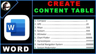 How to Make in Word Table of Contents  Numbering Pages amp Formatting Paragraphs [upl. by Asp547]