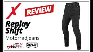 Replay Shift Motorradjeans  Kevlarjeans Produktvorstellung  Helmexpresscom [upl. by Asiral]