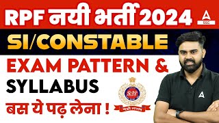 RPF नयी भर्ती 2024 SI  Constable Exam Pattern amp Syllabus बस ये पढ़ लेना  By Sahil Tiwari Sir [upl. by Edmond]