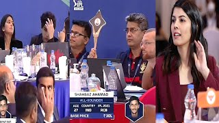 KKR SRH amp RCB fight for Shahbaz Ahmed in ipl auction Shahbaz Ahmed ipl auction full highlights [upl. by Irdua]