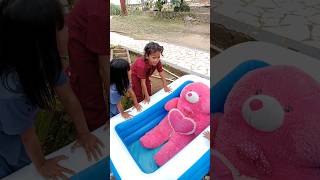 Boneka cindy pengen berenang shortsviral funny cindyterbaru subscribe comedy cute cutebaby [upl. by Mainis]