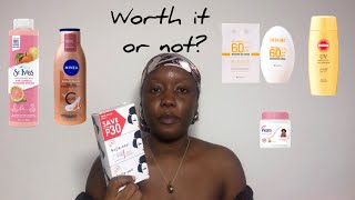 SKIN CARE My body care ft st Ives Nivea kojie San Dr Rashel Kose suncut products skincare [upl. by Jeth]