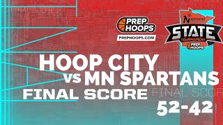 GAME HIGHLIGHTS Hoop City 15U v MN Spartans at Prep Hoops NHR State 2024 [upl. by Drona]