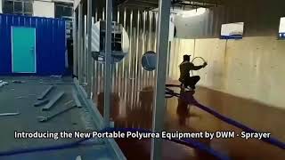 New Polyurethane And Polyurea Spray Machine [upl. by Rodie766]