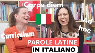 Parole Latine nella Lingua Italiana  Real Italian Conversation sub ITA [upl. by Animsaj337]