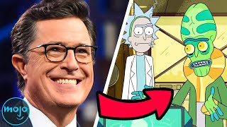 Top 30 Celeb Cameos On Rick And Morty [upl. by Enowtna941]