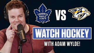 Toronto Maple Leafs vs Nashville Predators LIVE w Adam Wylde [upl. by Eilarol]