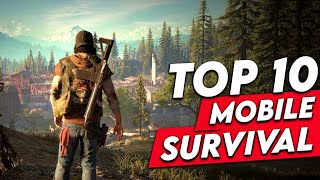 Top 10 Mobile Survival Games of 2023 NEW GAMES REVEALED Android and iOS [upl. by Bertolde]