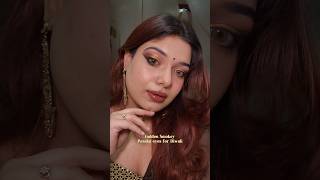 Good old smokey kohl eyes makeupshorts diwalimakeup festivemakeup smokeyeye [upl. by Hermann690]