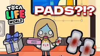 NEW Free Gift  PERIOD PADS  Toca Life World [upl. by Hurst273]