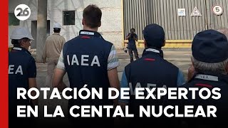 La OIEA realiza rotación de expertos en la central nuclear de Zaporizhia [upl. by Naejarual]