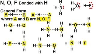 Chemistry  Liquids and Solids 8 of 59 Hydrogen Bond Force 4 [upl. by Esserac428]