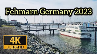 Fehmarn Germany 2023 4K Walking Tour [upl. by Ahsirat]